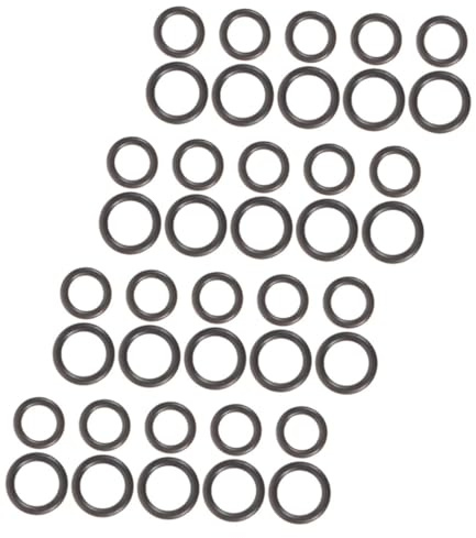 DOITOOL Kit de 40 Juntas Tóricas de Goma para Hidrolimpiadoras Portátiles Anillos de Sellado 1/4 y 3/8 Pulg Surtido para Conexiones Rápidas M22 Resistentes y Compatibles para Uso