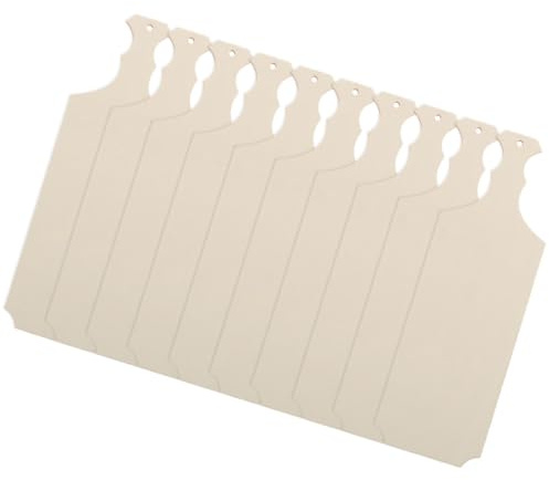 SHINEOFI Mini Planches à Découper Artisanales Lot de 10 en Bois Beige Surface Lisse Facile à Nettoyer, pour Décoration Maison et Graffiti DIY
