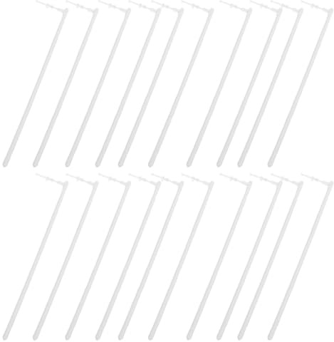60pcs Pinwheel Replacement Stick Pvc Solid Rod for Windmill Parts