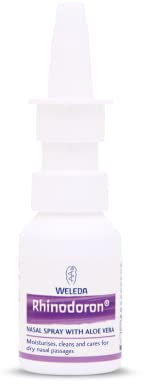 Weleda Rhinodoron Nasal Spray with Aloe Vera, For Dry Nasal Passages, 100% Certified Natural Saline Solution, Moisturising, 20ml