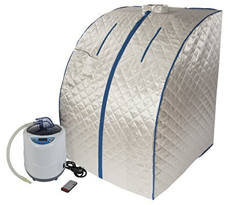 Chi-ENTERPISE - Sauna a Vapore Svedana | Sauna a Immersione con generatore di Vapore elettronico, Pratico Telecomando e Volume 2 Litri | 108 x 82 | 1000 Watt