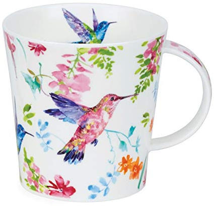 Dunoon 2er Set Becher, Tassen Cairngorm Zerzura Libelle & Kolibri Formano