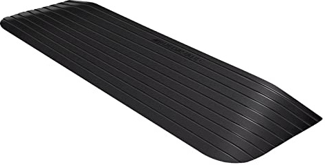 Ruedamann 2” Rise Threshold Ramps for Doorways, 2200 Lbs Load Capacity Wider Non-Slip Rubber Threshold Ramp, Portable Wheelchair Ramp for Home Steps, Curbs, Strollers, Power Scooters, Cuttable