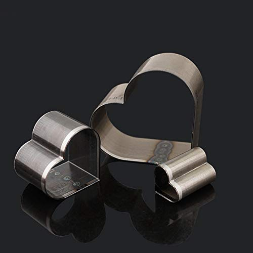 Utensili da taglio in pelle per punzonatura in acciaio per cuoio e artigianato in pelle (a forma di cuore)
