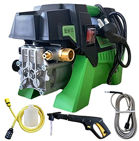 Nettoyeur Haute Pression Electrique 62/110 Bars, Electrique Flexible Pulverisateur A Nettoyage, Pistolet De Nettoyage Haute Pression Avec Tuyau 10M Pour Voitures Jardins Nettoyage Fenêtres small