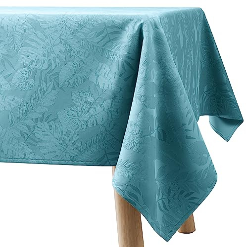 Filumi Tischdecke 140x280 cm Blau Abwaschbar Für Indoor Outdoor Monsteramuster Eris