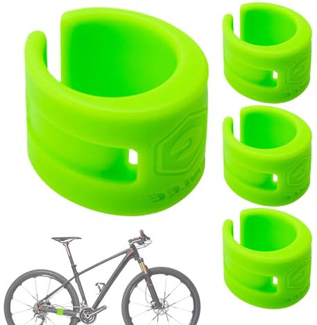 Monozoz Kettenstrebenschutz aus Gummi, Mountainbike-Kettenschutz, Gummi-Kettenstrebe, Rahmenschutz, Aufkleber für Mountainbikes, Rennräder, Rahmen