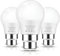 Flaspar Bayonet Light Bulb 60W, 7W B22 LED Bulbs Bayonet Cap Warm White 3000K, 600LM, Energy Saving Golf Ball Lightbulbs, Non-dimmable, 3 Pack