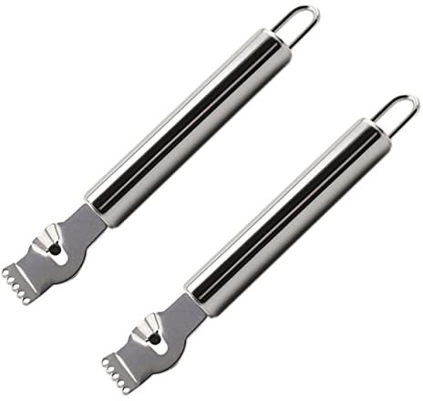 FELTECHELECTR 2piezas Rallador De Cítricos De Inoxidable Mango Ergonómico para y Naranjas para Cocinas y Picnic