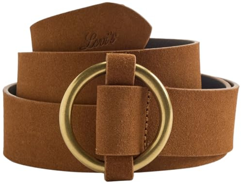 Levi's O Ring Belts, Leather Brown, 100