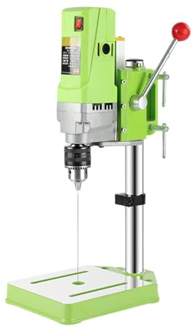 Precisions Banches - Prensa de taladro de 0 a 2800 rpm, velocidad ajustable, 710 W, pequeña máquina de perforación para joyeros, carpintería, uso de fresadora compacta