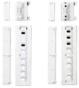YHNNH Integrated Fridge Door Plastic Mounting Bracket Fixing Slide Kit For Freezer Refrigerator Door Shelf Rail(2pcs)
