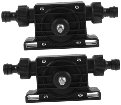 NUOBESTY 2pcs Mini Electric Drill Water Pump Self Priming Liquid Transfer Pump for Home Use Efficient and Durable Handheld Drill with Bracket
