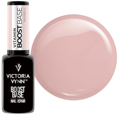 Victoria Vynn Vitamin BOOST BASE – Base Coat pour Vernis Semi-Permanent avec Vitamines & Calcium – Nudell 8ml