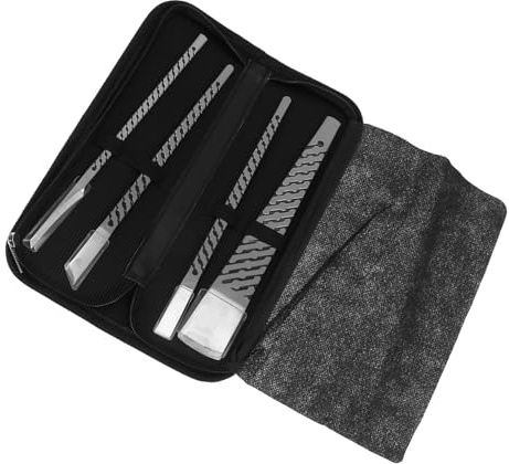 Homoyoyo Set 5 Pezzi Strumenti Pedicure Professionali per Rimozione Calli e Pelle Morta, Accessori per Cura Piedi a Casa, Raspe Durezza Media per Eliminazione Duroni e Pelle Secca