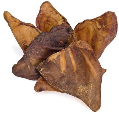 HERONS 25x Premium Pig Ears XL - EXTRA LARGE, PREMIUM PIG EARS - 100% Natural Dog Treats Chews, Perfect for BARF Diet
