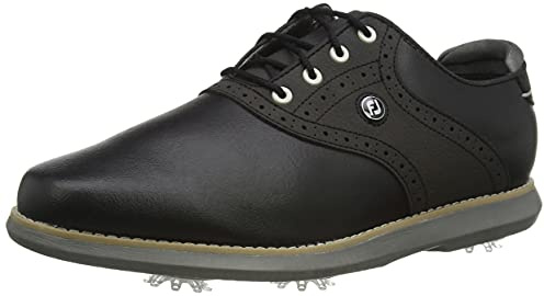 Footjoy Traditions, Scarpe da Golf Donna, Nero (all Black), 38 EU Larga