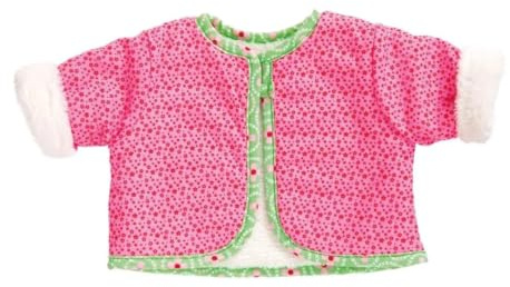 Heless 2625 - Bekleidungs-Set für Puppen im Blumi Design, 2 teilig mit Wendejacke und Hose, Größe 35 – 45 cm