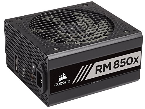 Corsair RM850x, Fuente de Alimentación, 1, Negro