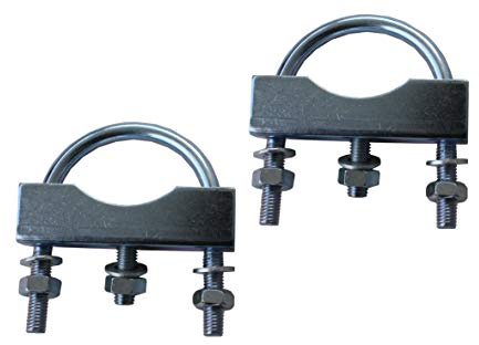 STRICKER-ROLLEN 2X U-Bügel Stützrad Klemmhalter Stützhalter 60-70 mm Halter Schelle Halterung