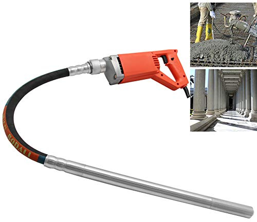 Hanchen Aiguille Vibrante 850W Vibreur Beton aiguille a beton 5000r/min avec tuyau de 1.5m, diamètre de tige 35 mm CE