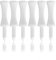 LIKOSO Bamboo Golf Tees White 51MM Pack of 100 Non Plastic Castle Golf Tees Biodegradable Sustainable