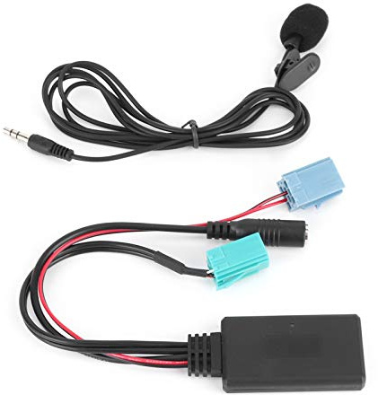 Auto Bluetooth Adapter Modul Bluetooth 5.0 Stereo AUX Musik Interface Audio Adapter mit Mikrofon Freisprechfunktion Fit für/Espace/Megane