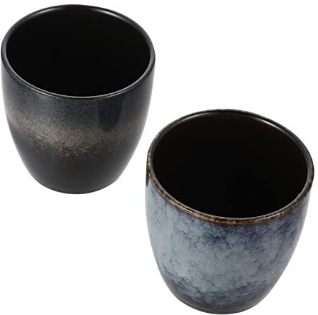 UPKOCH 2pcs Ceramic Tea Drinking Cup Vintage Japanese Style Delicate Single Tea Cup for Chinese Style Teaware and Kitchen Supply Use