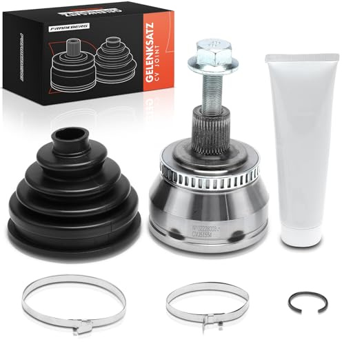 Frankberg Kit de juntas del eje de transmisión delantero 23697 | Compatible con: A4 8EC, Exeo 3R2, A4 Cabriolet 8H7, Exeo ST 3R5, A4 Avant 8ED, A4 8E2, A4 Cabriolet 8HE, A4 Avant 8E5