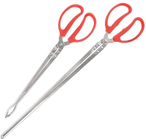 AOKWAWALIY Krabbenclip 2 Stk fishing tackle angelzange Krabbenklemme für den Außenbereich Clip-Scherenzange Krabbenklemme aus Metall Greifzange aus Metall draussen Krabbenklauen Schmerle