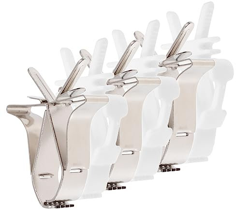 BESPORTBLE 6pcs Bird Cage Clips for Parrots Food Holders for Vegetables Fruits Easy to Use Bird Cage Accessories Suitable for Cockatoos Macaws and Cockatiels