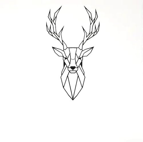 Generisch Reh Hirsch schwarz Metall Schild Wand-Deko Jagd Wandbild wall