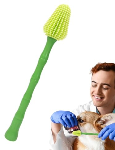 Tandborste för katter, handhållen tandborste,360 graders hygientandborste | Canine Oral Care Tool, Small Animals Teeth Cleaning Supplies för små medelstora hundar och katter