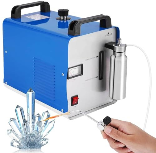 Acrylic Polishing Machine,Oxygen Hydrogen Generator Water Welder with Flame Guns and Nozzles, Water-Based Welder for Cutting Merge Metal Jewelry,150L/H