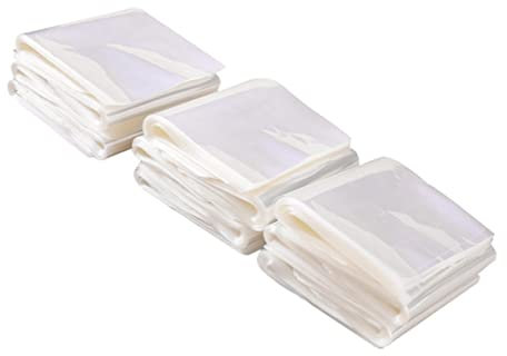 OUNONA 200stücke Schrumpffolienbeutel Transparent Schrumpfbeutel Siegelbeutel Zum Geschenkverpacken Aufbewahrung Von Lebensmitteln Und Anderen Artikeln