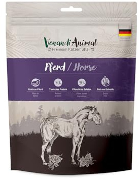 Venandi Animal – Sucha karma premium dla kotów - Häst, 1er Pack (1 x 0,3kg), bezzbożowy
