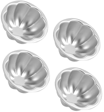 ULTECHNOVO 4pezzi Stampo Per Budino in Materiale Di Stampi Per Crostate Per Dolci Stampo Per Crostate Stampi Per Cupcake Da Cuocere Pirottini Antiaderenti Per Muffin
