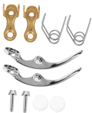 SAFIGLE 10 Stück Trompetenreparaturset aus Metall mit Feder und Schraube Zubehör für Trompete Starke Kompatibilität und Verbesserte Spielbarkeit