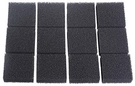 INGVIEE 12 Pièces Compatible Mousse au Charbon Actif Biocarb pour Juwel Compact/Bioflow 3.0 / M