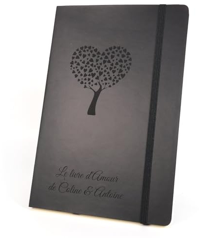 CustomDesign.Shop Personalisiertes Notizbuch Valentinstag Muttertag Vatertag Geburtstag Geschenk