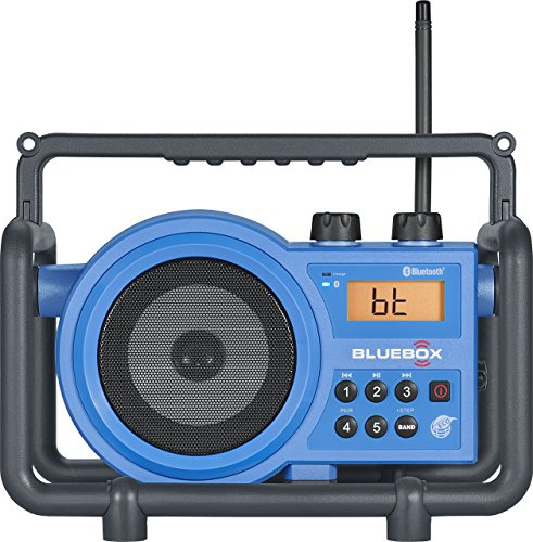 Sangean BB-100 AM/FM/Bluetooth/Aux-in Ultra Rugged Digital Tuning Rechargeable Radio (Renewed)