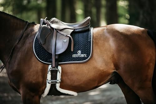 Kentucky Schabracke Leder Fishbone - Size Jump Full