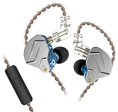 KZ ZSN Pro Dual Drivers 1BA 1DD In-Ear-Kopfhörer HiFi Power Bass Earbuds Kopfhörer Hohe Klarheit Sound Kabelgebundene Kopfhörer mit abnehmbarem Kabel für Audiophile Musiker