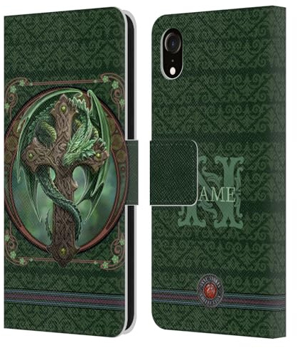 Head Case Designs sous Licence Officielle Anne Stokes Coutume Personnalisé Gardien des Bois Art Coque en Cuir à Portefeuille Compatible avec Apple iPhone XR