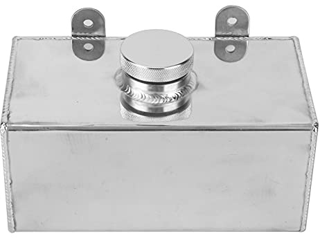 Bottiglia per Lavacristallo, Bottiglia per Serbatoio Lavacristallo Universale in Alluminio 2L per Serbatoio Spray Intercooler Lucidato Ricambi Auto