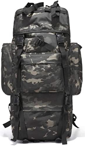 Survival Tactical Backpack, Militärische Taktische Rucksack, Camping Wandern Rucksack für Camping Trekking Wandern Arbeit Reise, 100L C