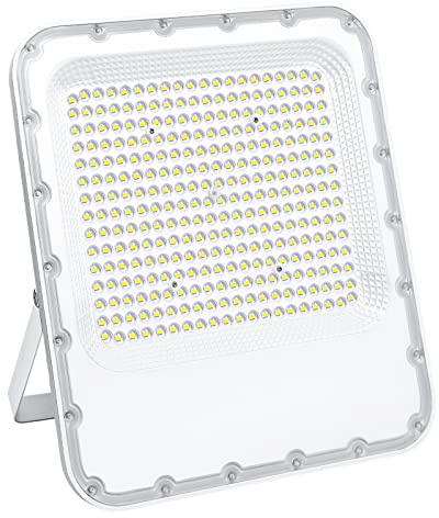 Willpower Foco LED Exterior 300W Proyector LED Impermeable IP66 Luces LED Exterior 6000K Blanco Frío Luz de Inundación Luz de Seguridad Iluminación Exterior para Garaje Patio Jardín Terraza Parque