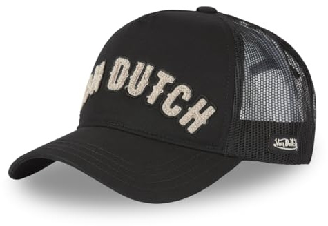 Von Dutch Cap Herren und Damen, Trucker BUCKL, Schwarz NR