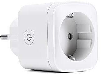 Spina intelligente 16A WiFi Energy Monitor, Compatibile con Alexa Echo e Google Home, Controllo da Remoto, Funzione Timer, Presa Wireless per IOS Android APP(1 pezzi)