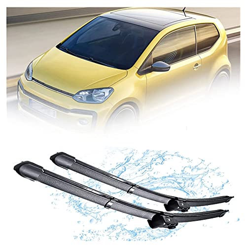 NINAI Car Front Windshield Wiper Blades for V-W UP 2011-2020, Windscreen Wiper Blades Wiper Arm Brushes Cutter Window Wiper Wipers Accessories
